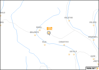 map of Bīr