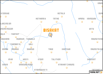 map of Bisakat