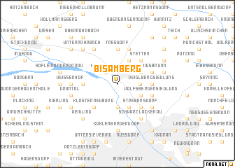 map of Bisamberg