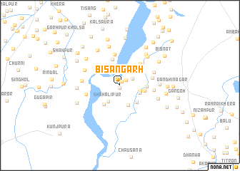 map of Bisangarh