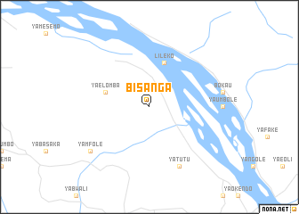 map of Bisanga