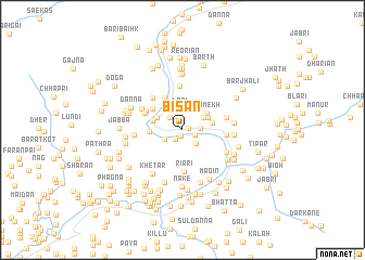 map of Bisan