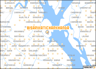 map of Bisarikāti Charkhanda