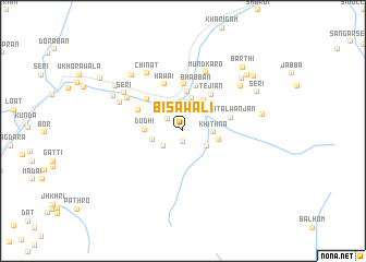 map of Bīsawāli