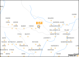 map of Bisa