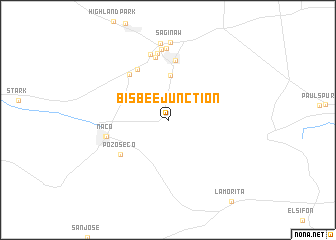 map of Bisbee Junction