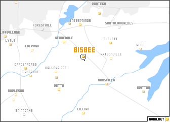 map of Bisbee