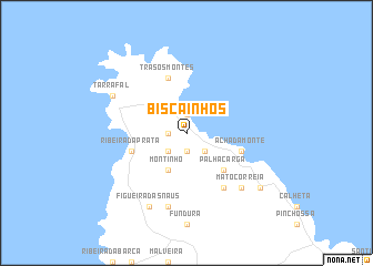 map of Biscainhos