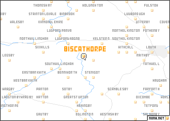 map of Biscathorpe