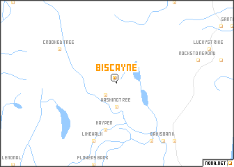 map of Biscayne