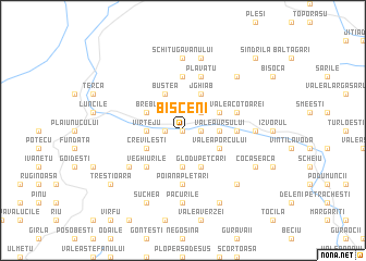 map of Bîsceni