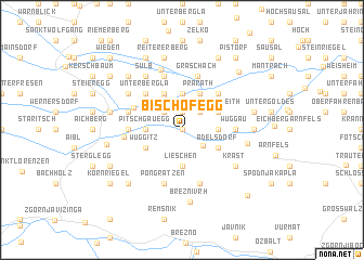 map of Bischofegg