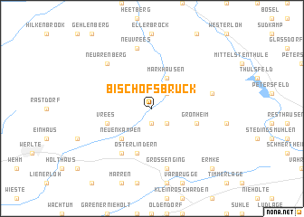 map of Bischofsbrück