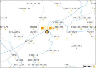 map of Biscina