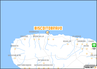 map of Biscoito Bravo