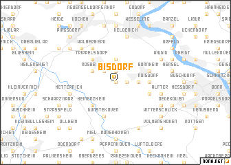 map of Bisdorf