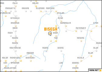map of Bisega