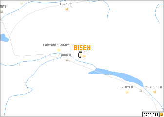map of Bīseh