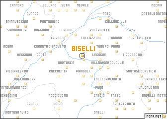 map of Biselli