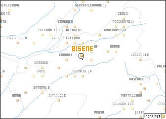map of Bisene