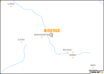 map of Bisenge