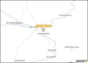 map of Biserova