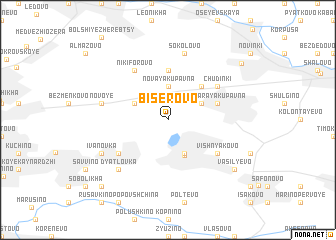 map of Biserovo