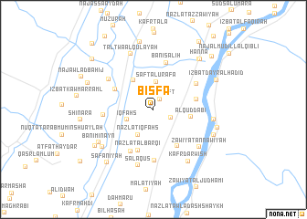 map of Bisfā