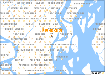 map of Bishākuri