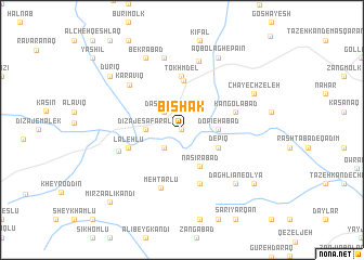 map of Bīshak