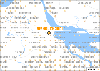 map of Bishālchandi