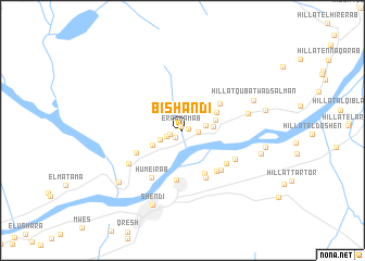 map of Bishandi