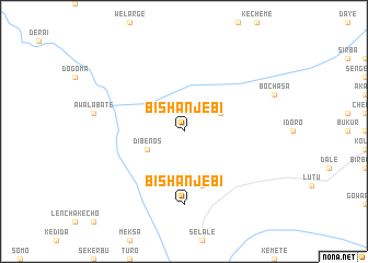 map of Bīshan Jebī