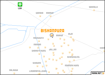 map of Bishanpura