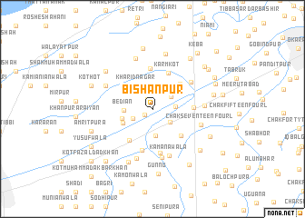 map of Bishanpur