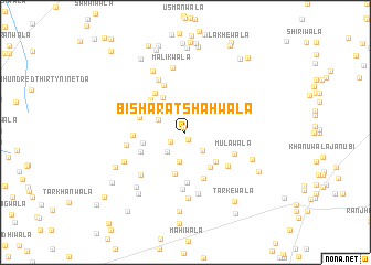 map of Bishārat Shāhwāla