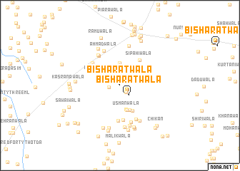 map of Bishāratwāla