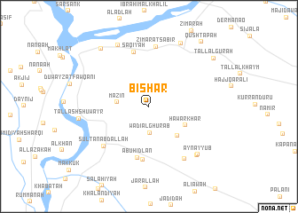 map of Bishār