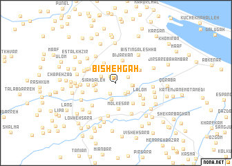 map of Bīshehgāh