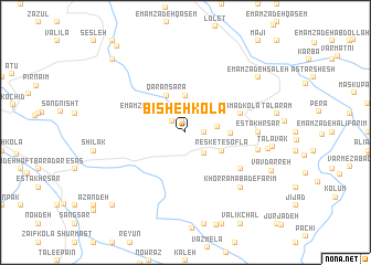 map of Bīsheh Kolā