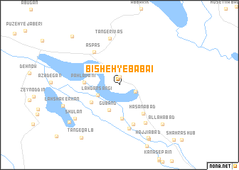 map of Bīsheh-ye Bābā\