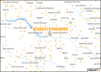 map of Bīsheh-ye Pā Kamar
