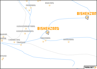 map of Bīsheh Zard