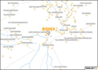 map of Bīsheh