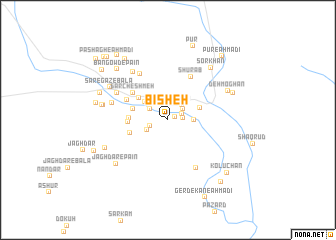 map of Bīsheh