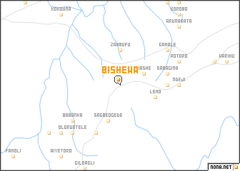map of Bishewa