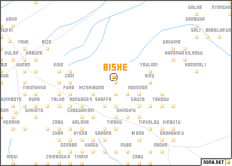 map of Bishe