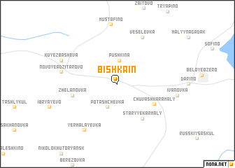 map of Bishkain