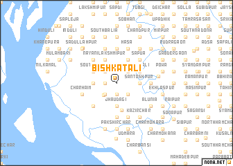 map of Bishkātāli