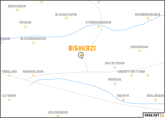 map of Bishkazi